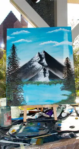 Bob Ross creatieve workshop