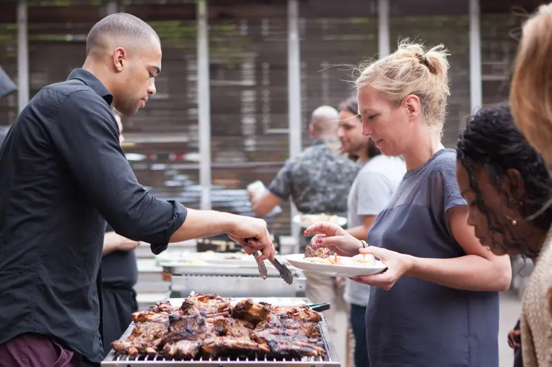 Varend Terras met BBQ