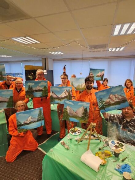 bob ross workshop